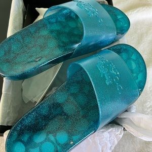 Coach Ulysses Rubber Slides Brand New in box